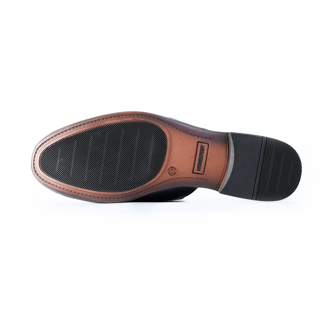 Monkstory Horsebit Classic Mules - Black