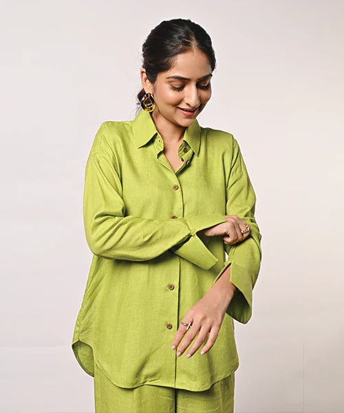 HempZero Bloom Co-ord Set - Green