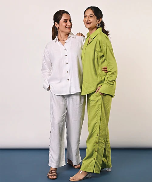 HempZero Bloom Co-ord Set - Green