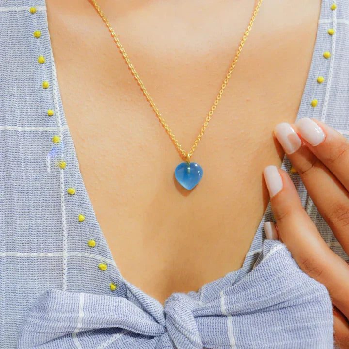 Blue Chalcedony Stone Pendant