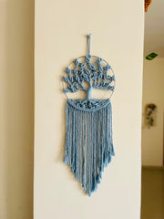 SUTRAM Handmade Boho Macrame Dream Catcher for Home - Macrame Wall Hanging 25 x 65 cm