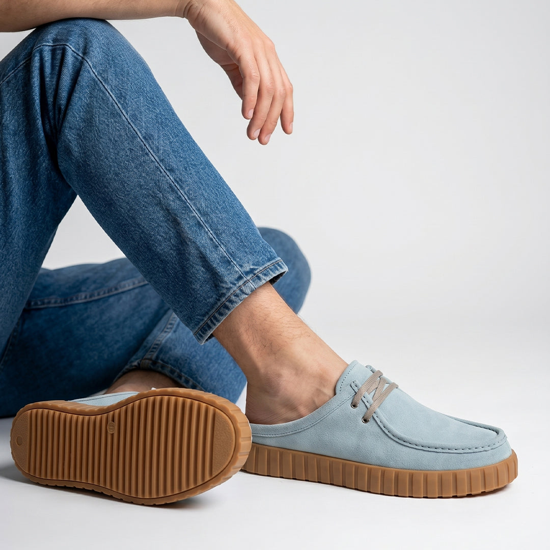 Monkstory Escape Creeper Sneaker Mules – Light Blue