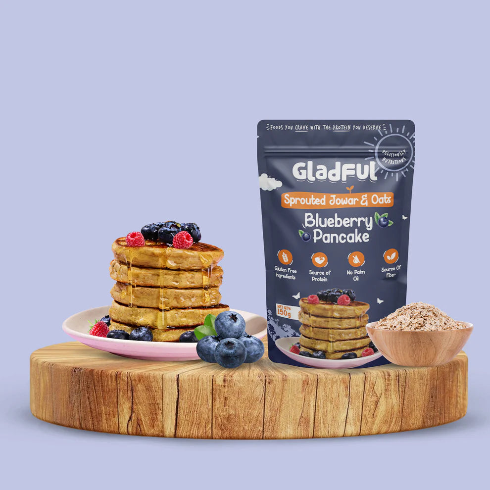 Gladful Pancake Bliss Combo - 4 Packs | 600gms