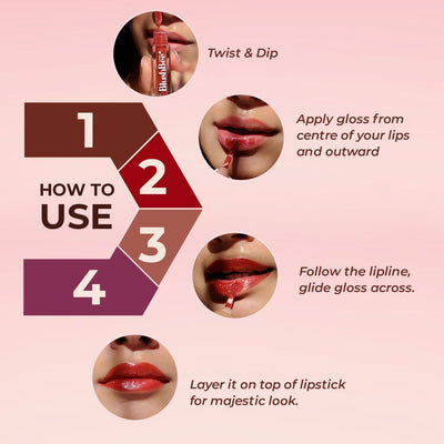 Lip Gloss | Natural Ingredients |Plum Pursuit  | 2.5 ML