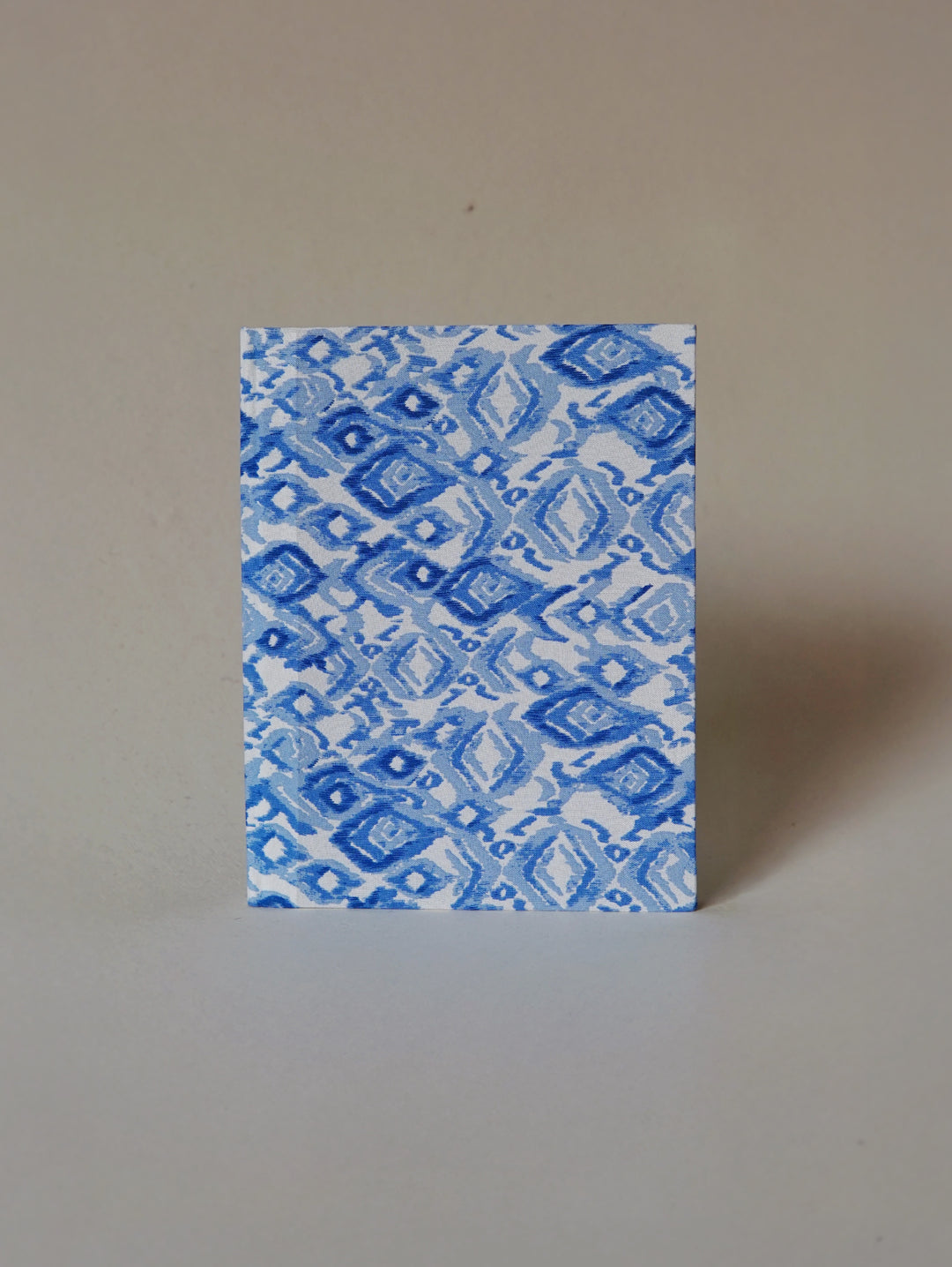 A5 | Blue block print journal | Handmade paper | Upcycled Fabric diary