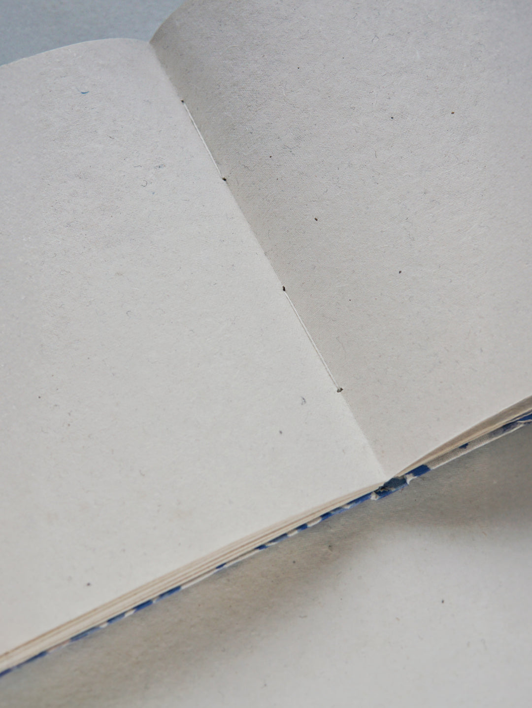 A5 | Blue block print journal | Handmade paper | Upcycled Fabric diary