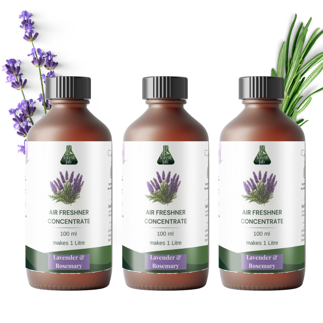 Forest Lab Natural Air Freshener | Lavender & Rosemary Pure Essential Oils | Chemical Free | Child & Pet Friendly