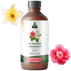 Forest Lab Natural Air Freshener | Jasmine & Geranium Pure Essential Oil | Chemical Free | Child & Pet Friendly