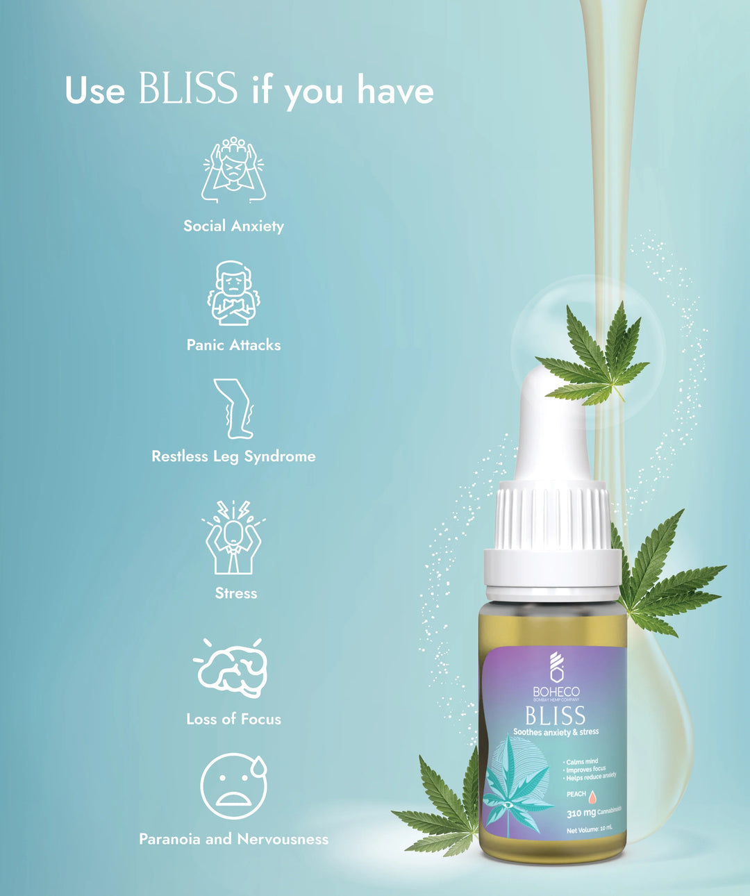 Boheco BLISS Soothes Anxiety & Stress - Suspire