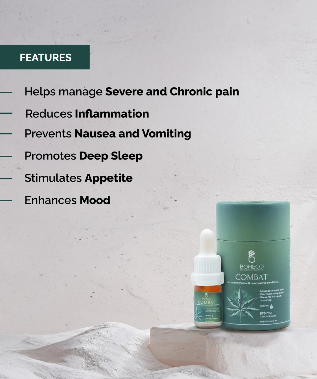 Boheco COMBAT Severe Chronic Pain - Suspire
