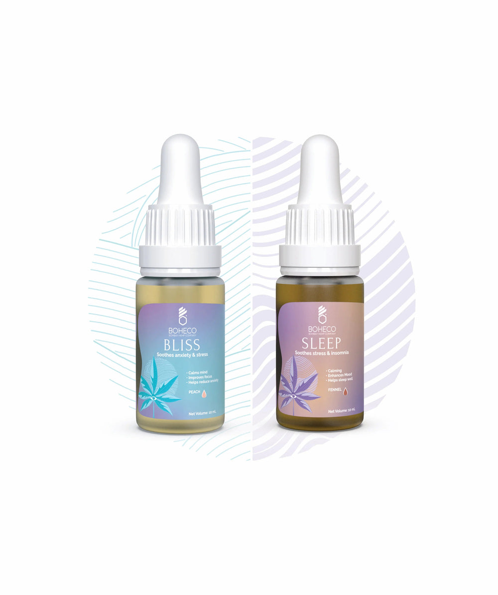 Boheco Mental Health Duo | Bliss & Sleep Vijaya Tinctures