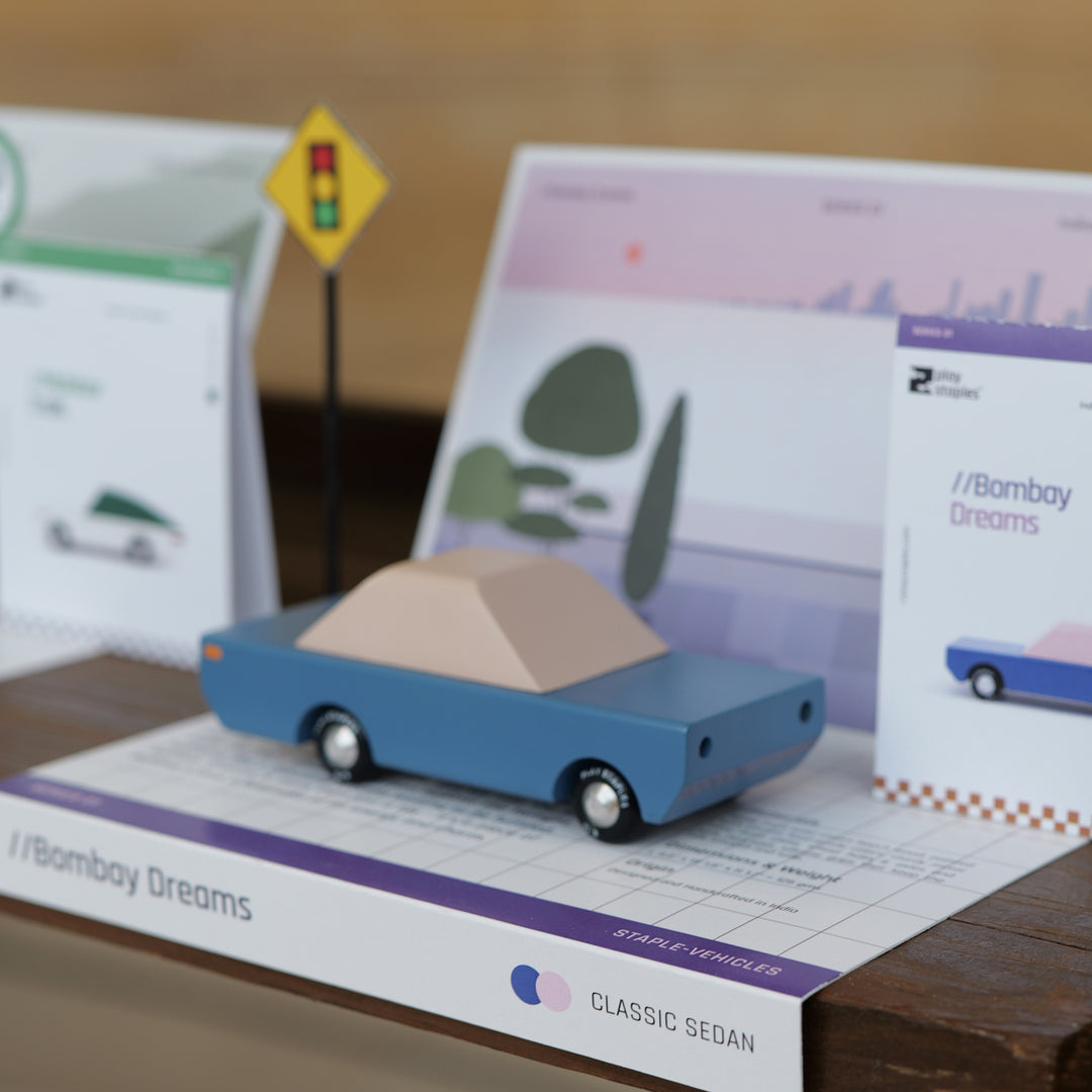 Bombay Dreams - Wooden Toy Car //Sedan