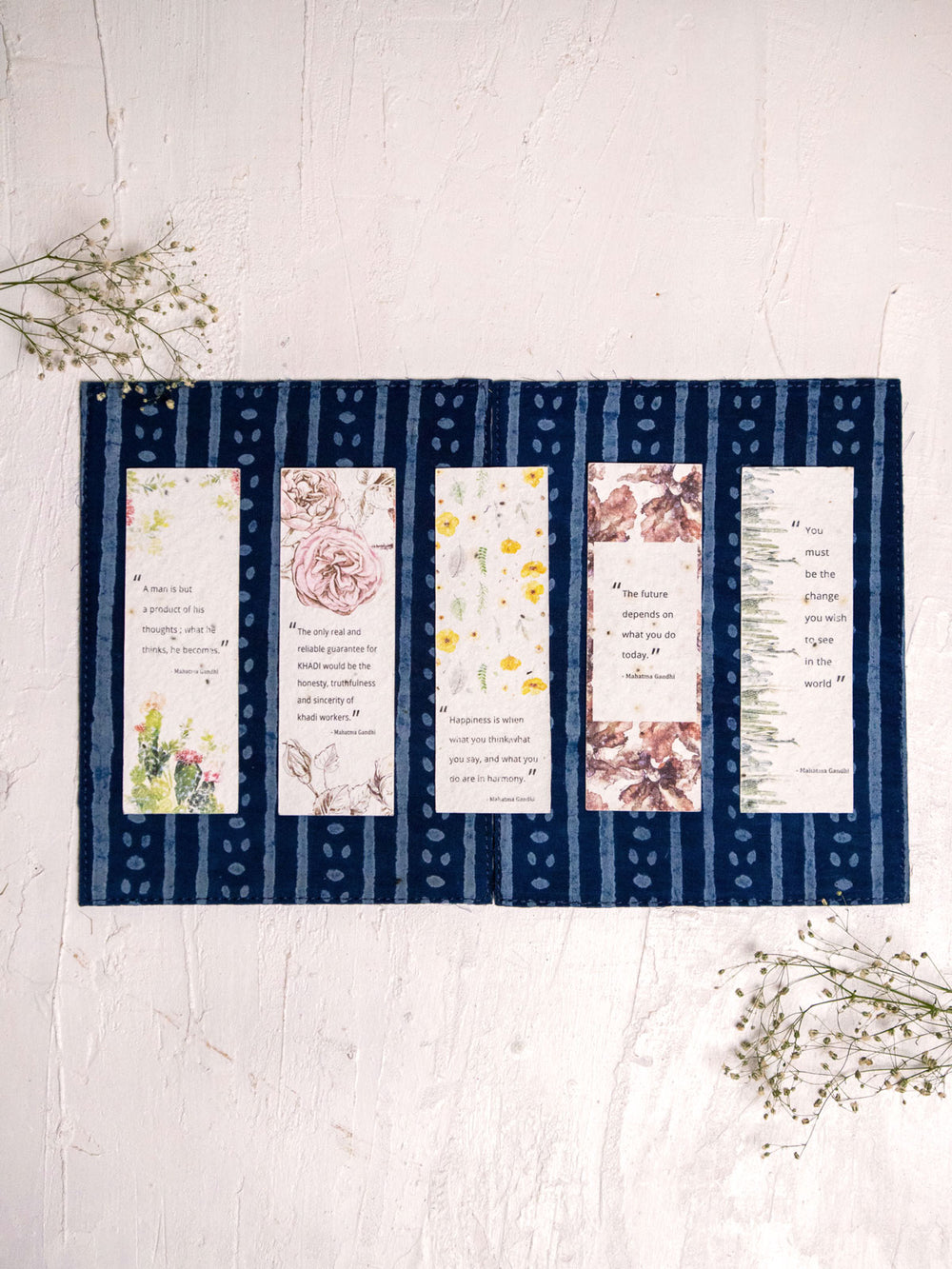 Patrah Plantable Seed Paper Bookmarks, Pack of 5