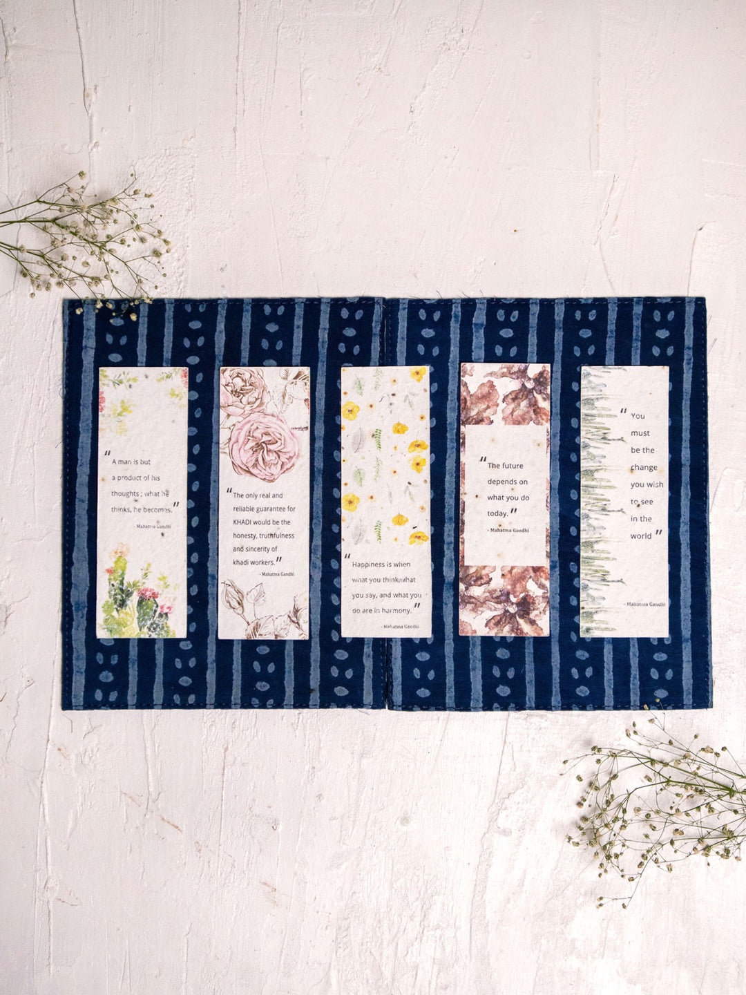 Patrah Plantable Seed Paper Bookmarks, Pack of 5