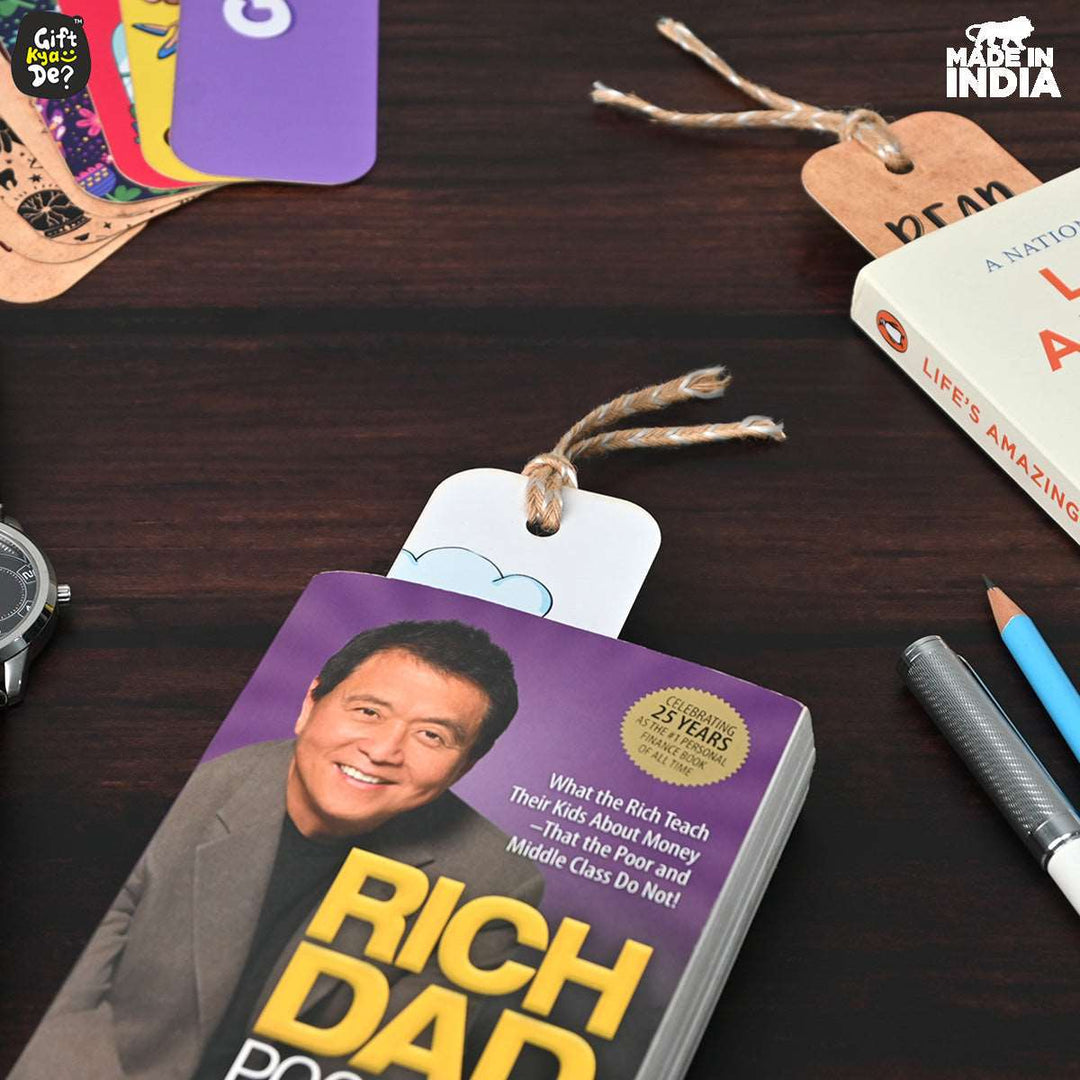 Gift Kya De Bookmarks Set of 5 & 10 Creative Book Marks for Book | Unique Gifts for Book Lovers | Tassel Dori | Book Accessories