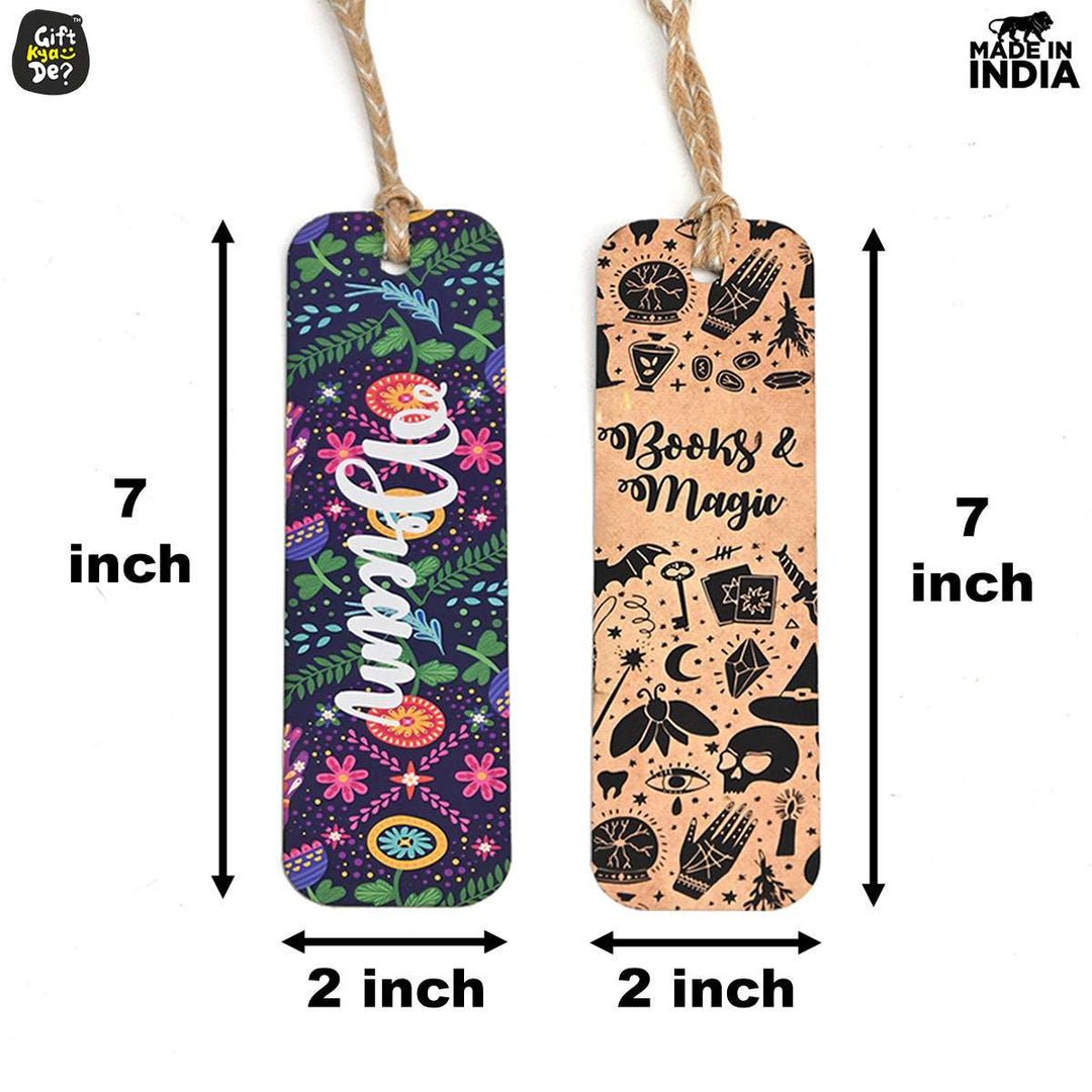 Gift Kya De Bookmarks Set of 5 & 10 Creative Book Marks for Book | Unique Gifts for Book Lovers | Tassel Dori | Book Accessories