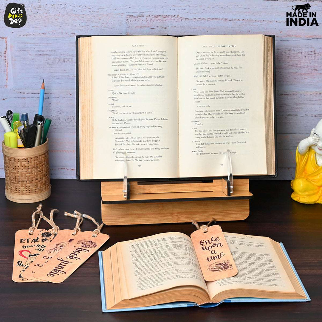 Gift Kya De Book Reading Stand | Book Accessories | Book Stand For All Book Size