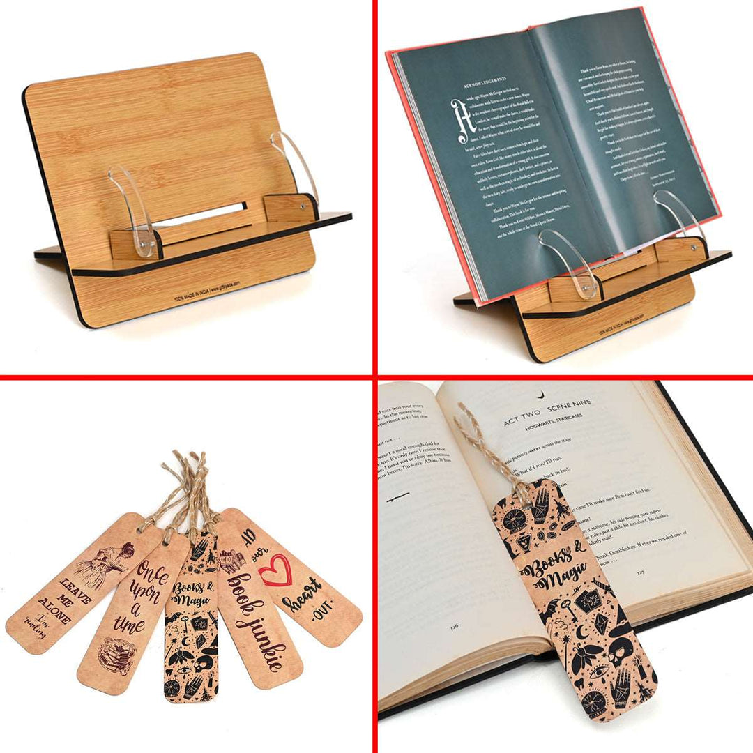Gift Kya De Book Reading Stand | Book Accessories | Book Stand For All Book Size