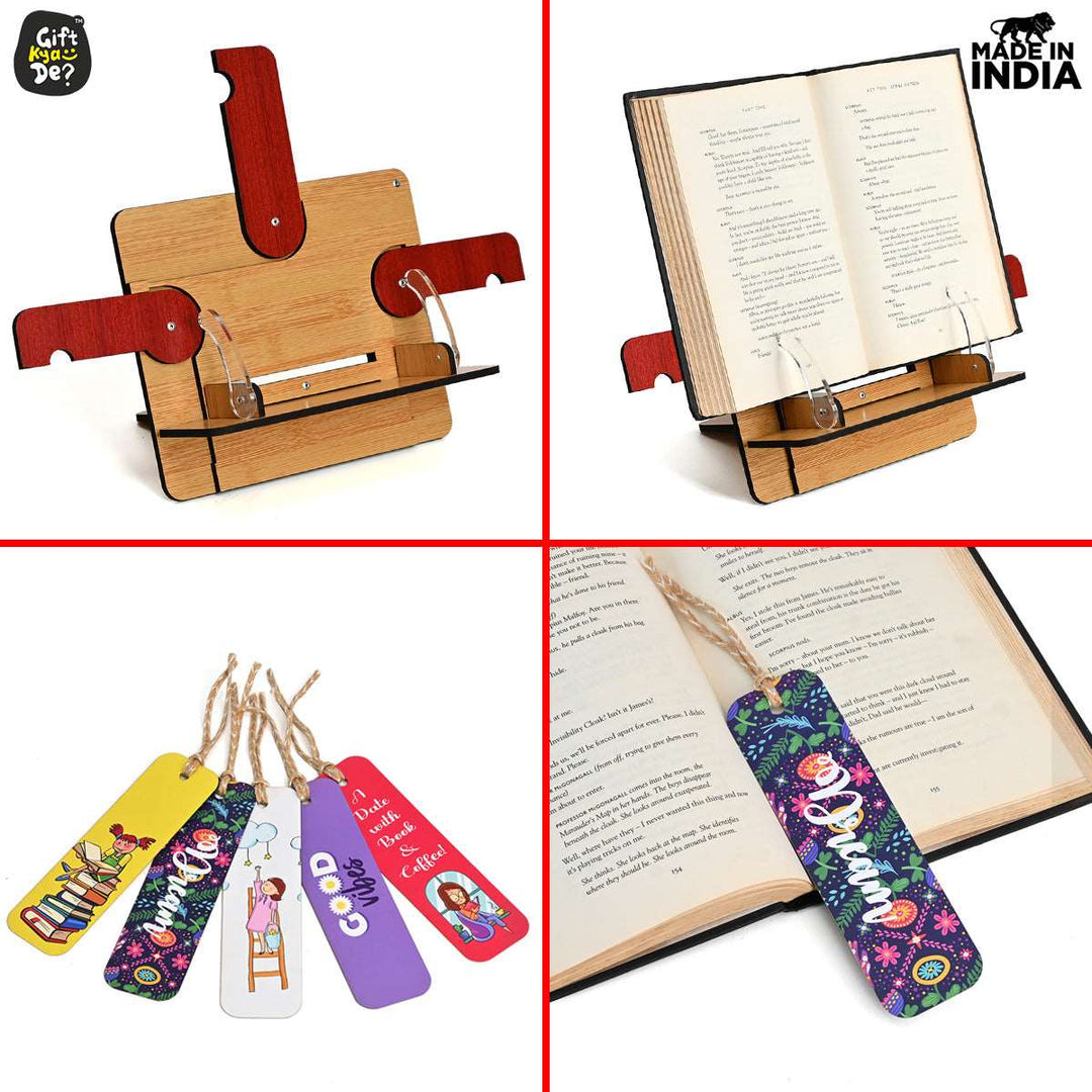 Gift Kya De Book Reading Stand | Book Accessories | Book Stand For All Book Size