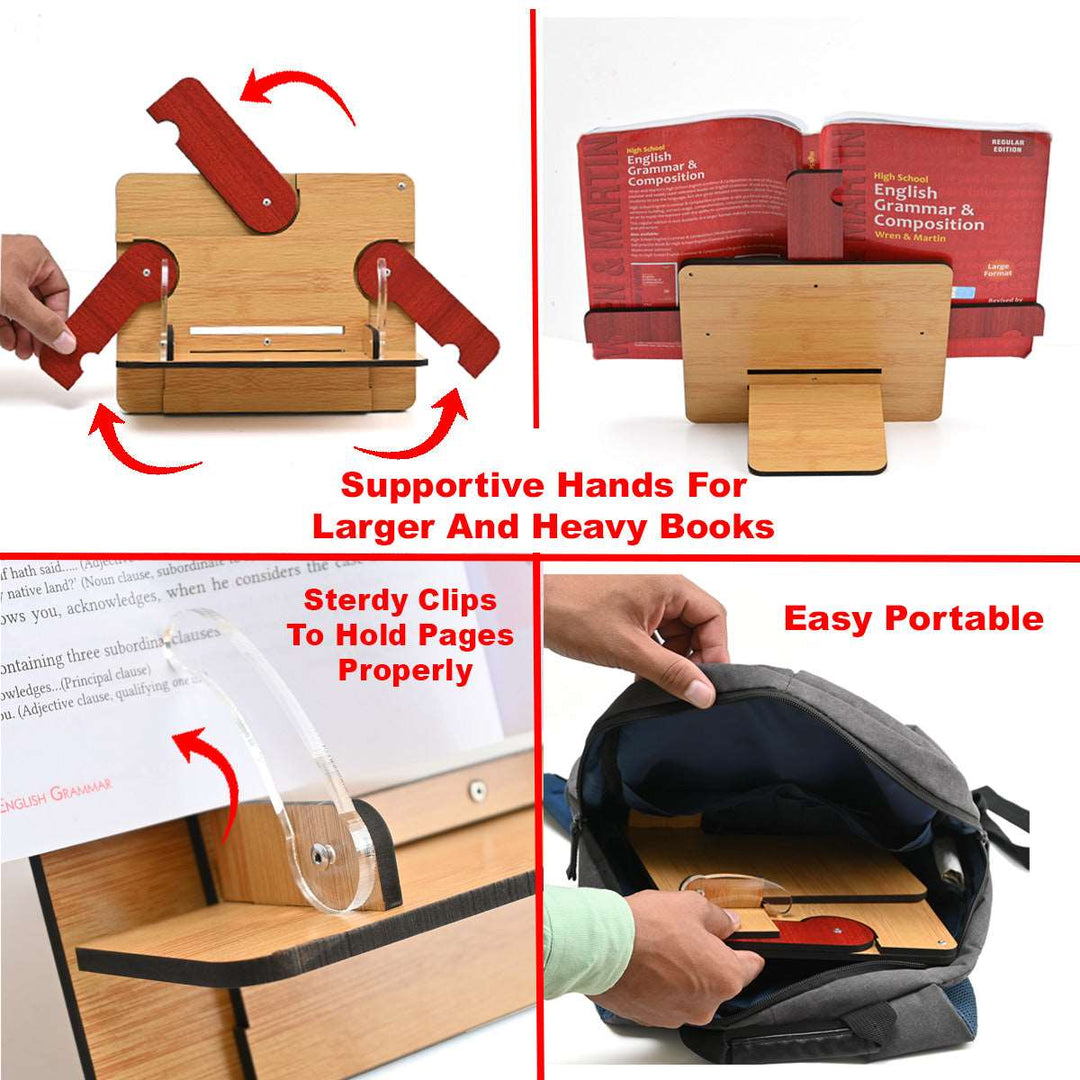 Gift Kya De Book Reading Stand | Book Accessories | Book Stand For All Book Size