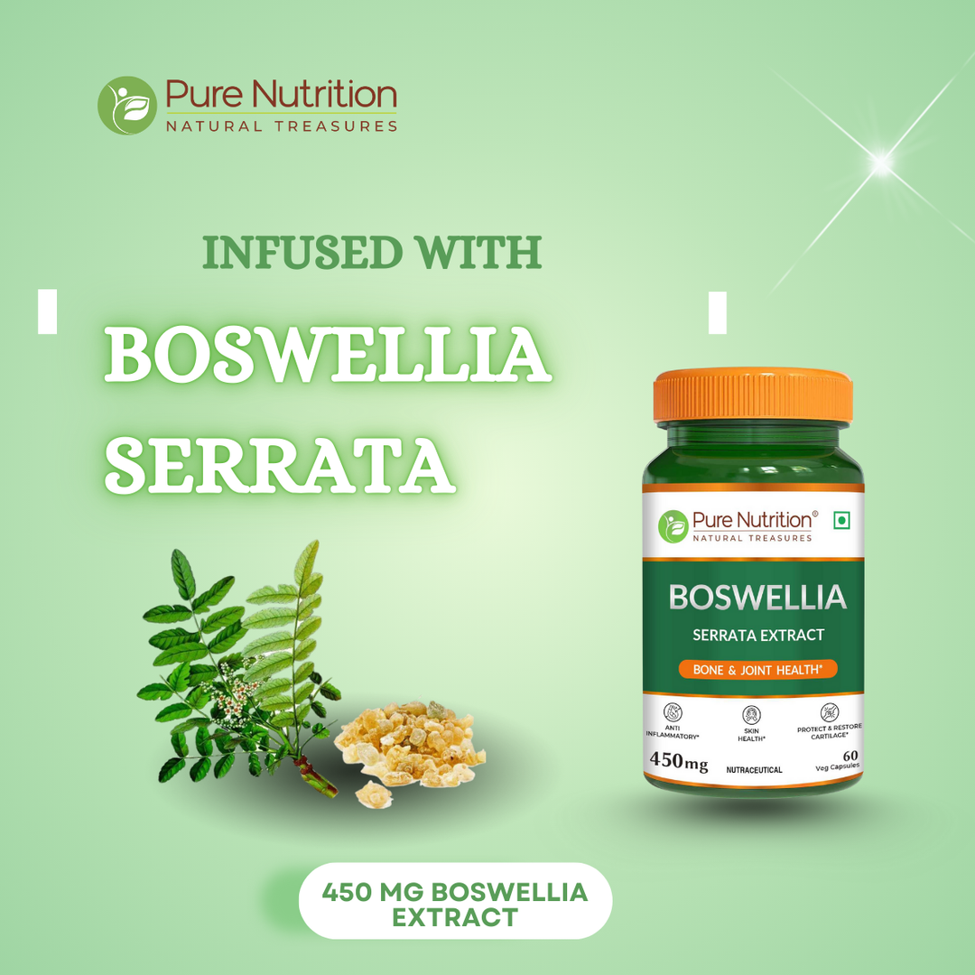 Boswellia Serrata Extract 450mg | Bone & Joint Health | 60 Veg Capsules