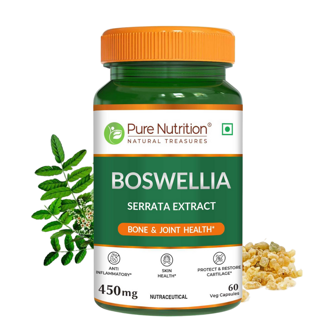Boswellia Serrata Extract 450mg | Bone & Joint Health | 60 Veg Capsules