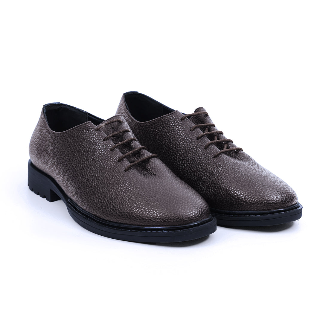 Monkstory Atelier 1960 Pebble Grain Hybrid Slip-Ons – Deep Brown