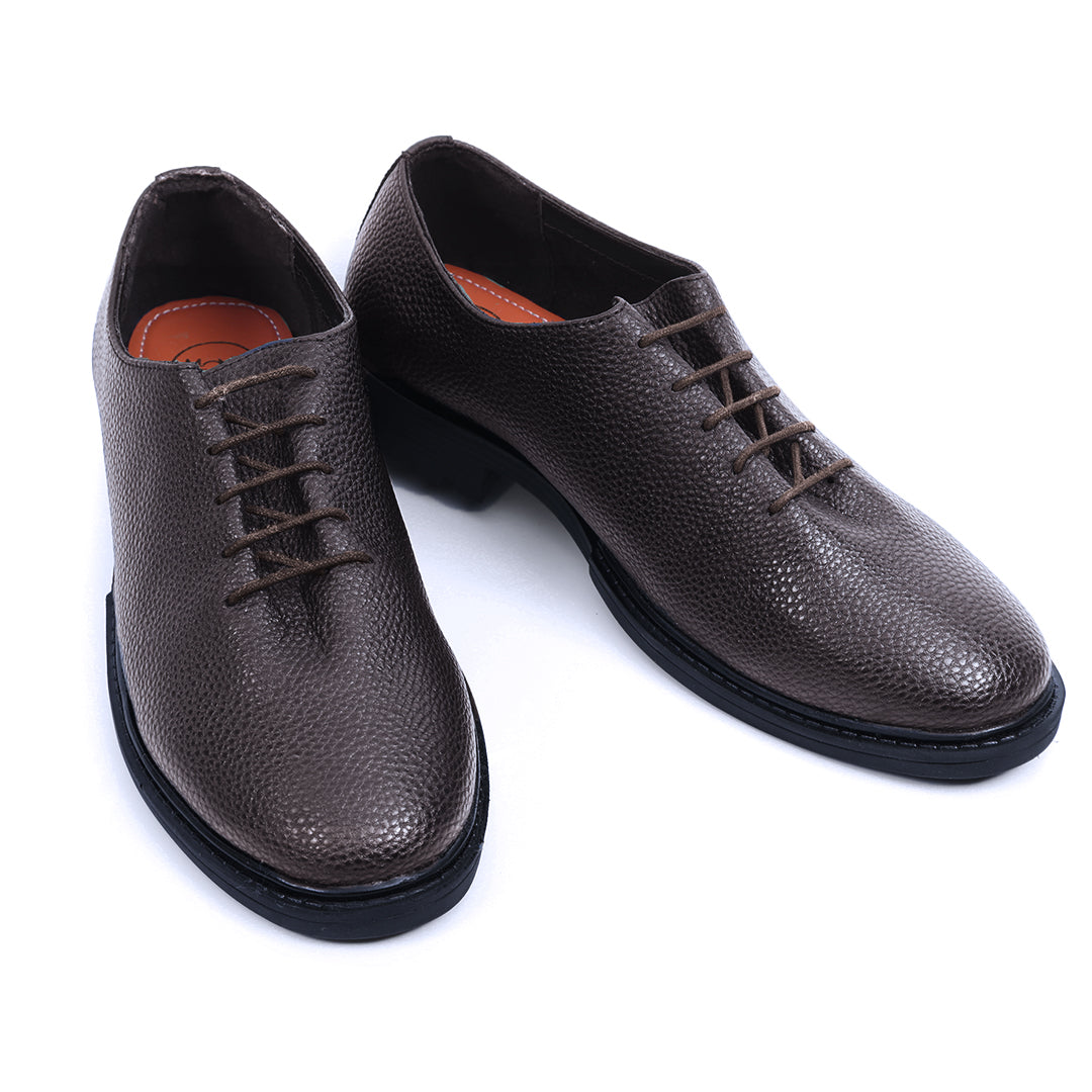 Monkstory Atelier 1960 Pebble Grain Hybrid Slip-Ons – Deep Brown