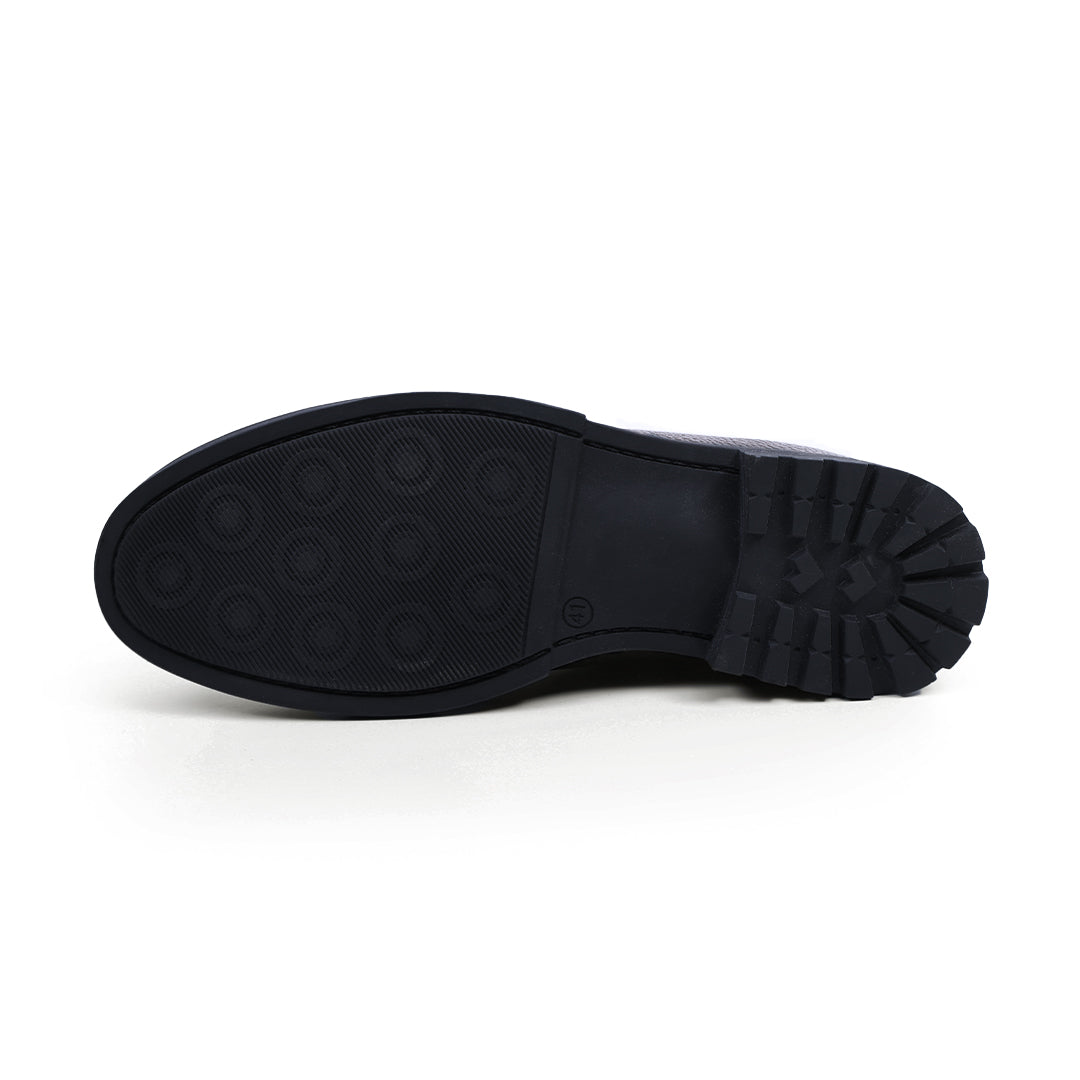 Monkstory Atelier 1960 Pebble Grain Hybrid Slip-Ons – Deep Brown