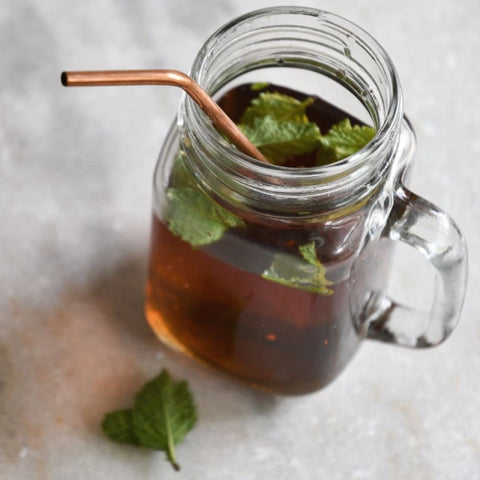 ONEarth Copper Straws With Cleaner - Pack of 2 (Copper) ST + Bend