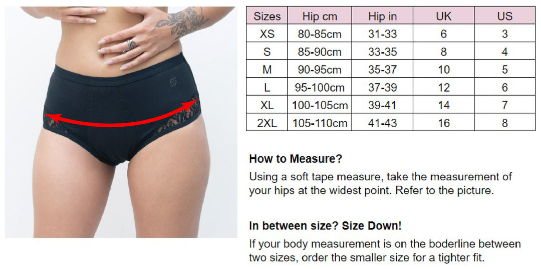 SochGreen Discharge undies (organic cotton) (brief)