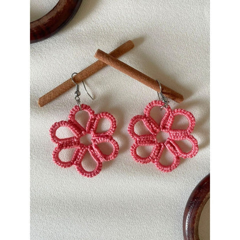 Knots To NodesBrink Pink Earrings