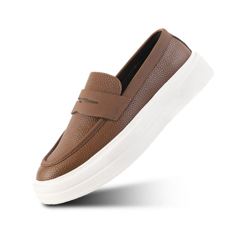 Monkstory Chunky Luxe Slip-On Sneakers - Tabac Brown