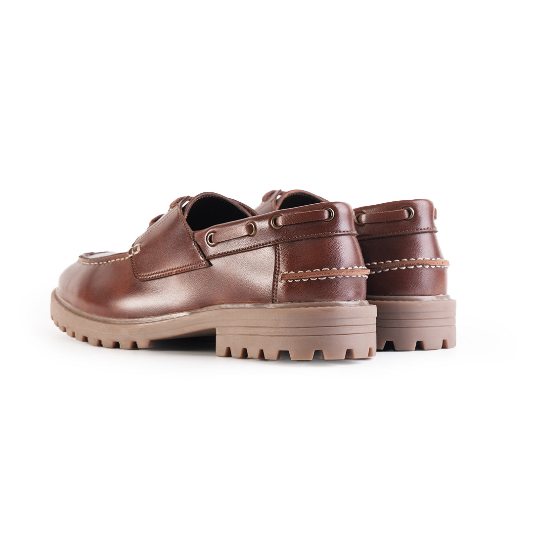 Monkstory Cosmopolitan Boat Loafers  - Tan