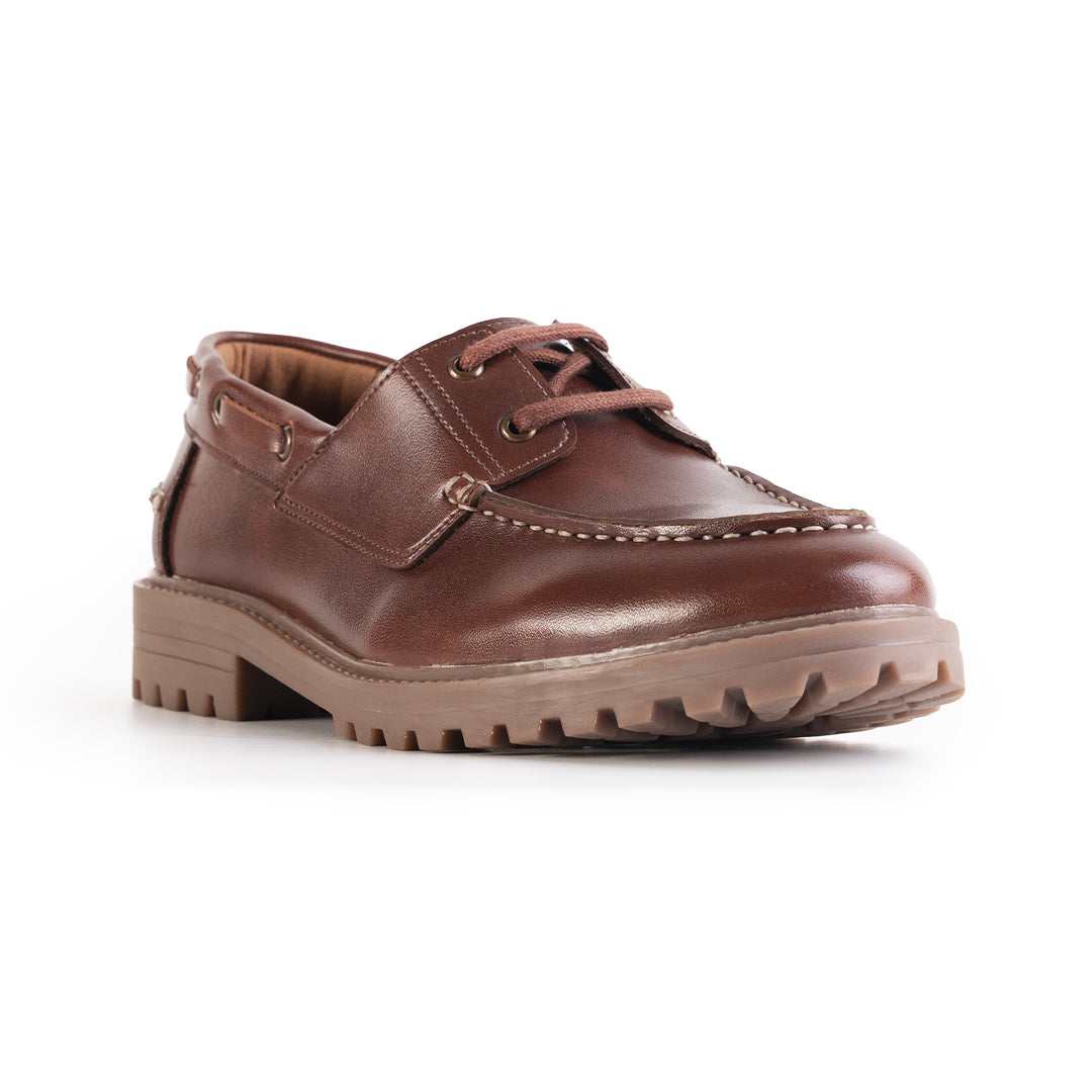 Monkstory Cosmopolitan Boat Loafers  - Tan