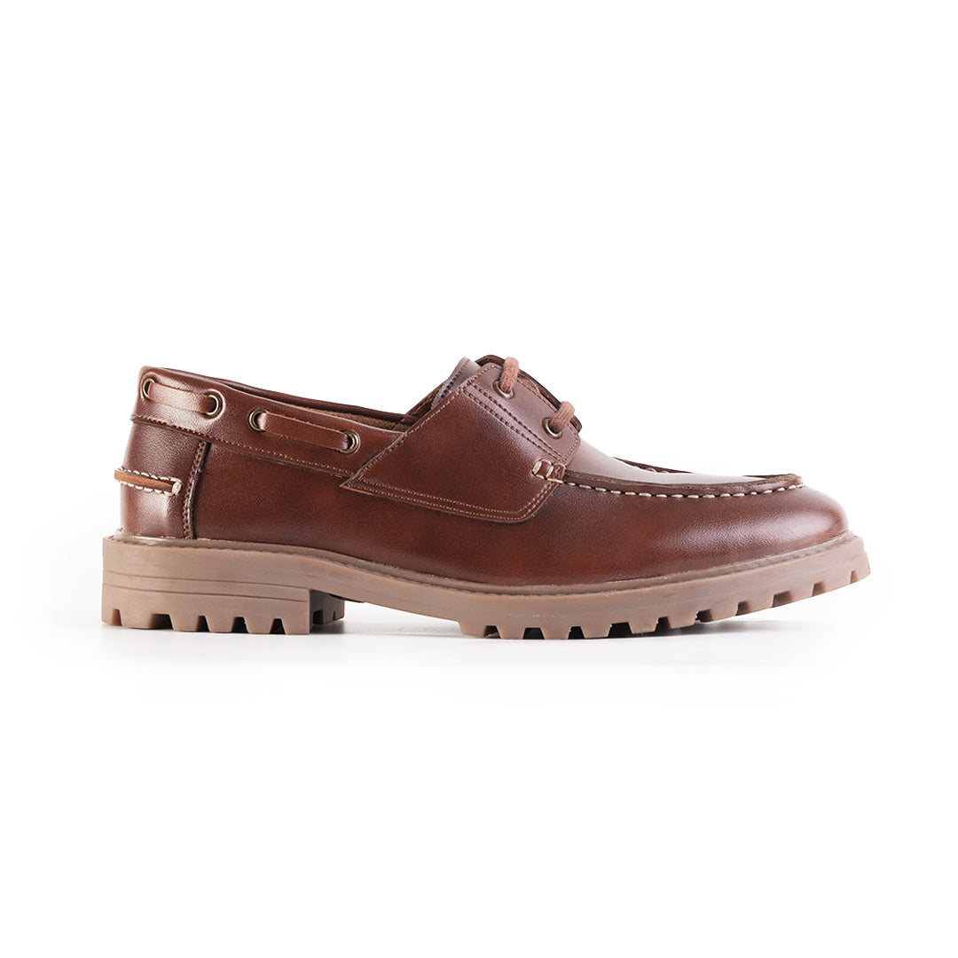 Monkstory Cosmopolitan Boat Loafers  - Tan