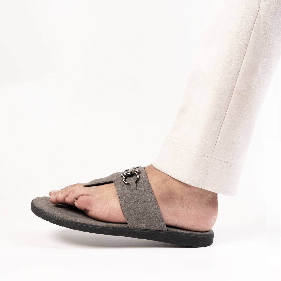 Monkstory T-Rad Luxe Horsebit Sandals - Grey