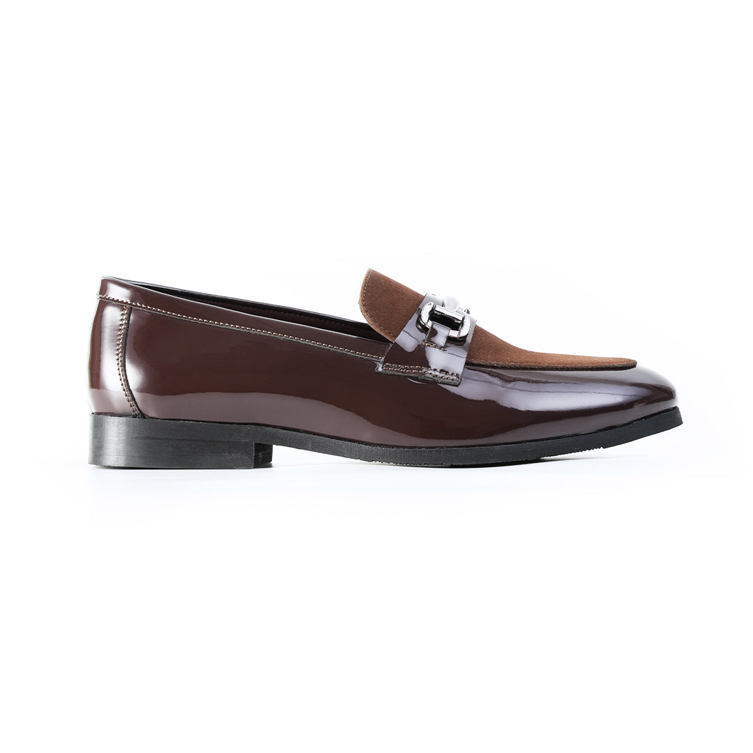Monkstory Tux Bit Slip-Ons - Brown