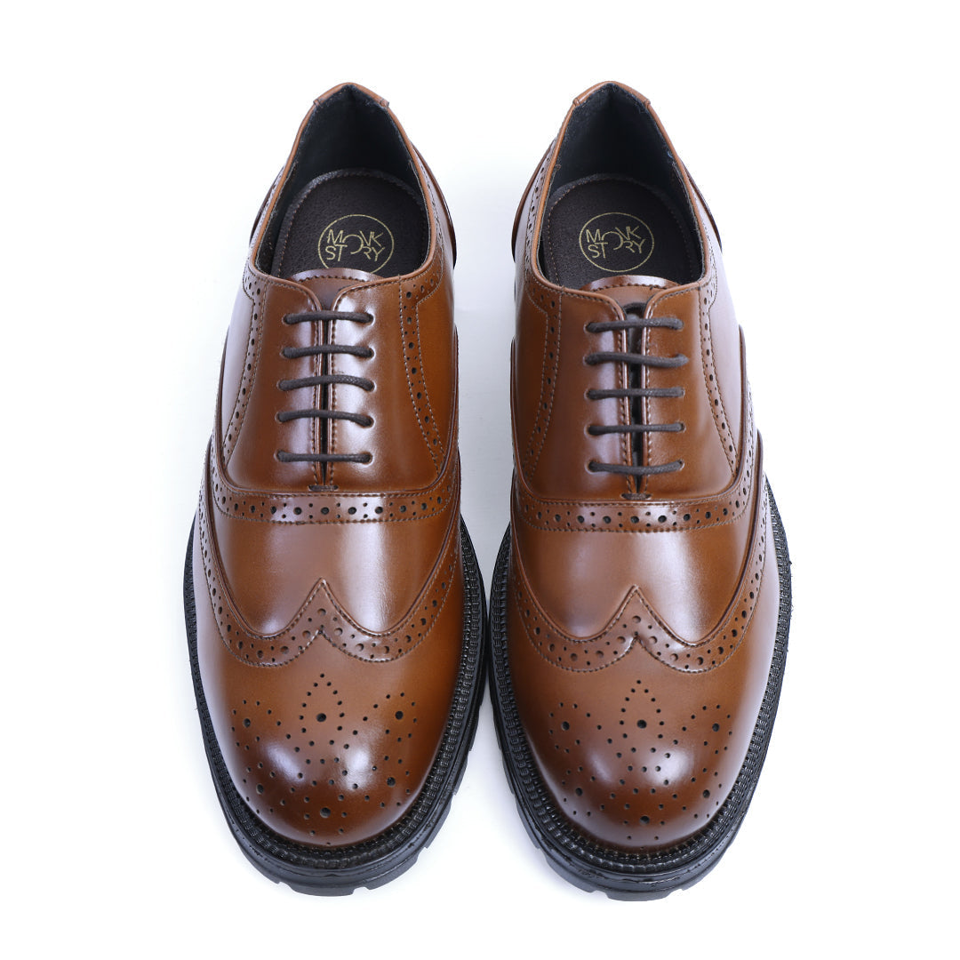 Monkstory Atelier 1890 Oxford Brogues - Rich Tan