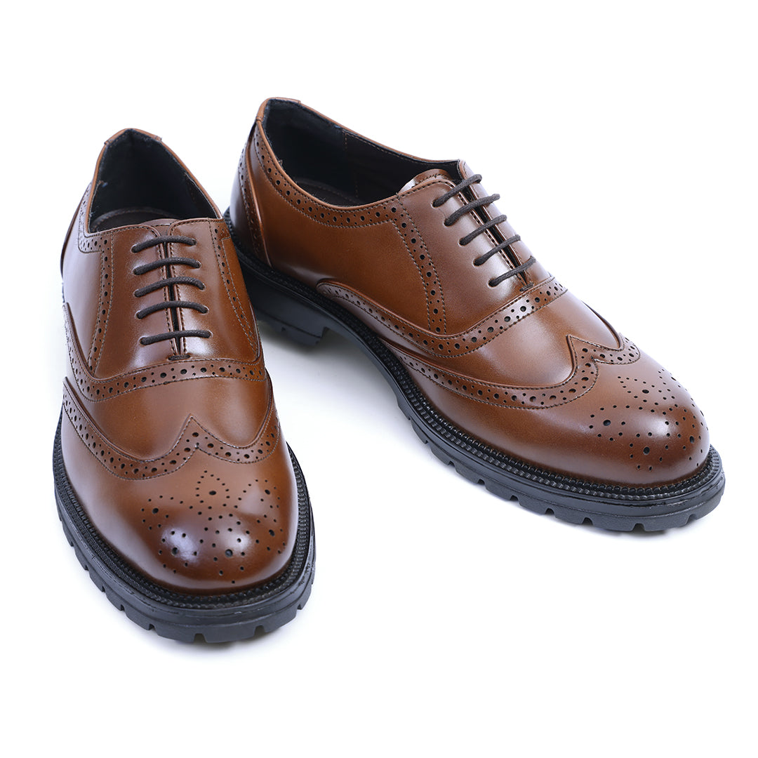 Monkstory Atelier 1890 Oxford Brogues - Rich Tan