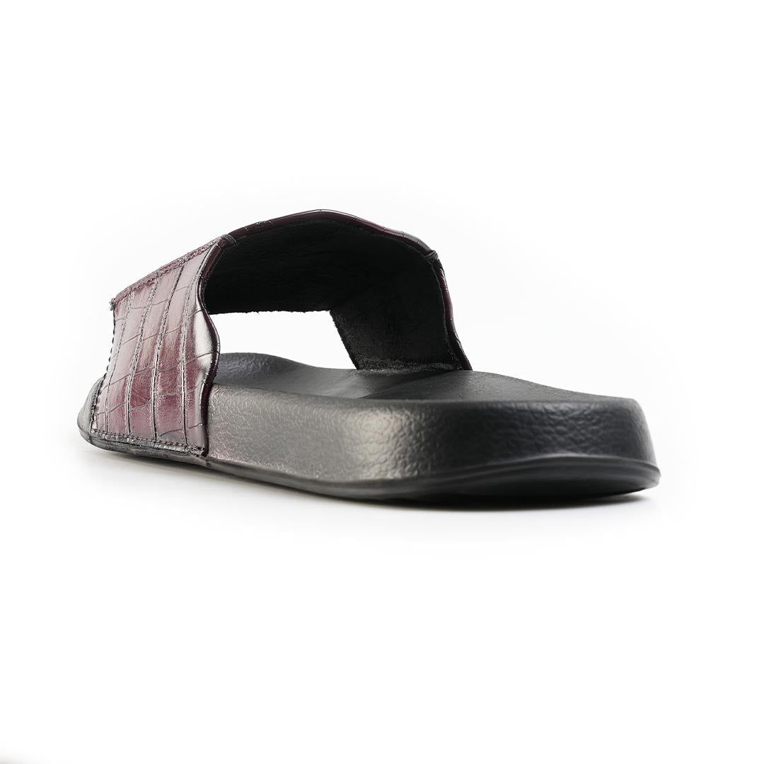 Monkstory Old Money Tassel Sliders - Burgundy