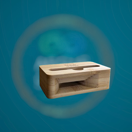 Bamboo Speaker Amplifier and Mobile Holder