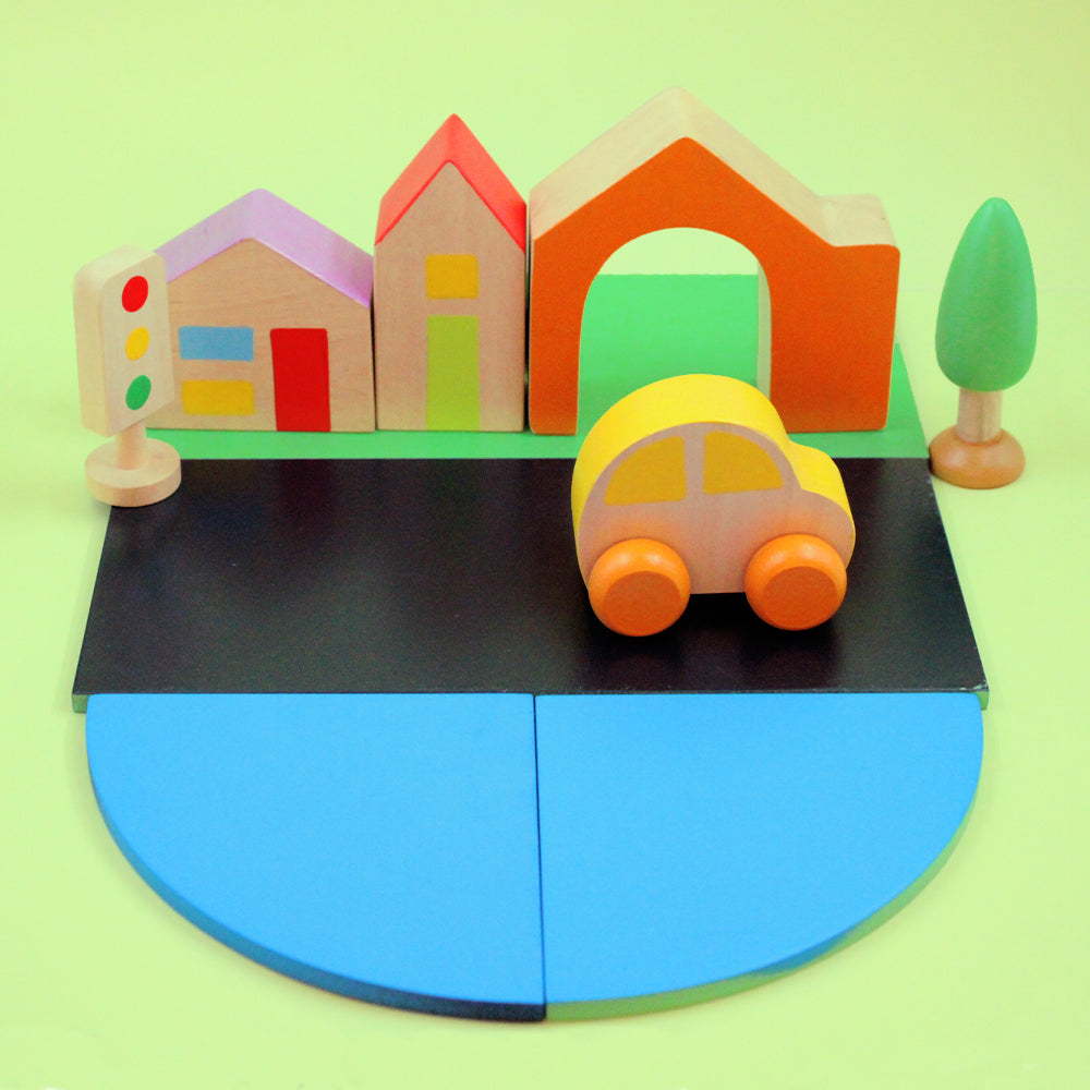 Shumee Build A City Wooden Set