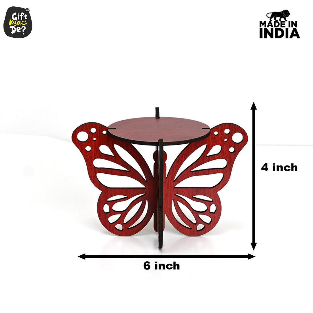 Gift Kya De Butterfly Deepak Stand | Diya Stand