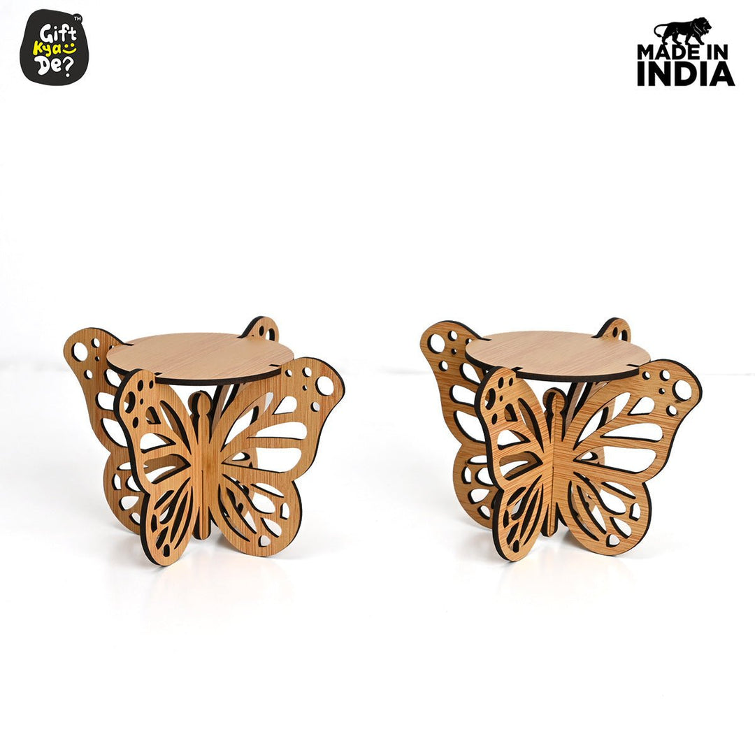Gift Kya De Butterfly Deepak Stand | Diya Stand
