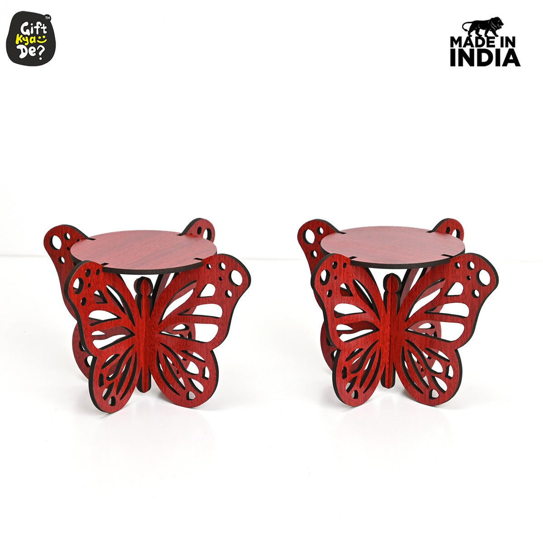 Gift Kya De Butterfly Deepak Stand | Diya Stand