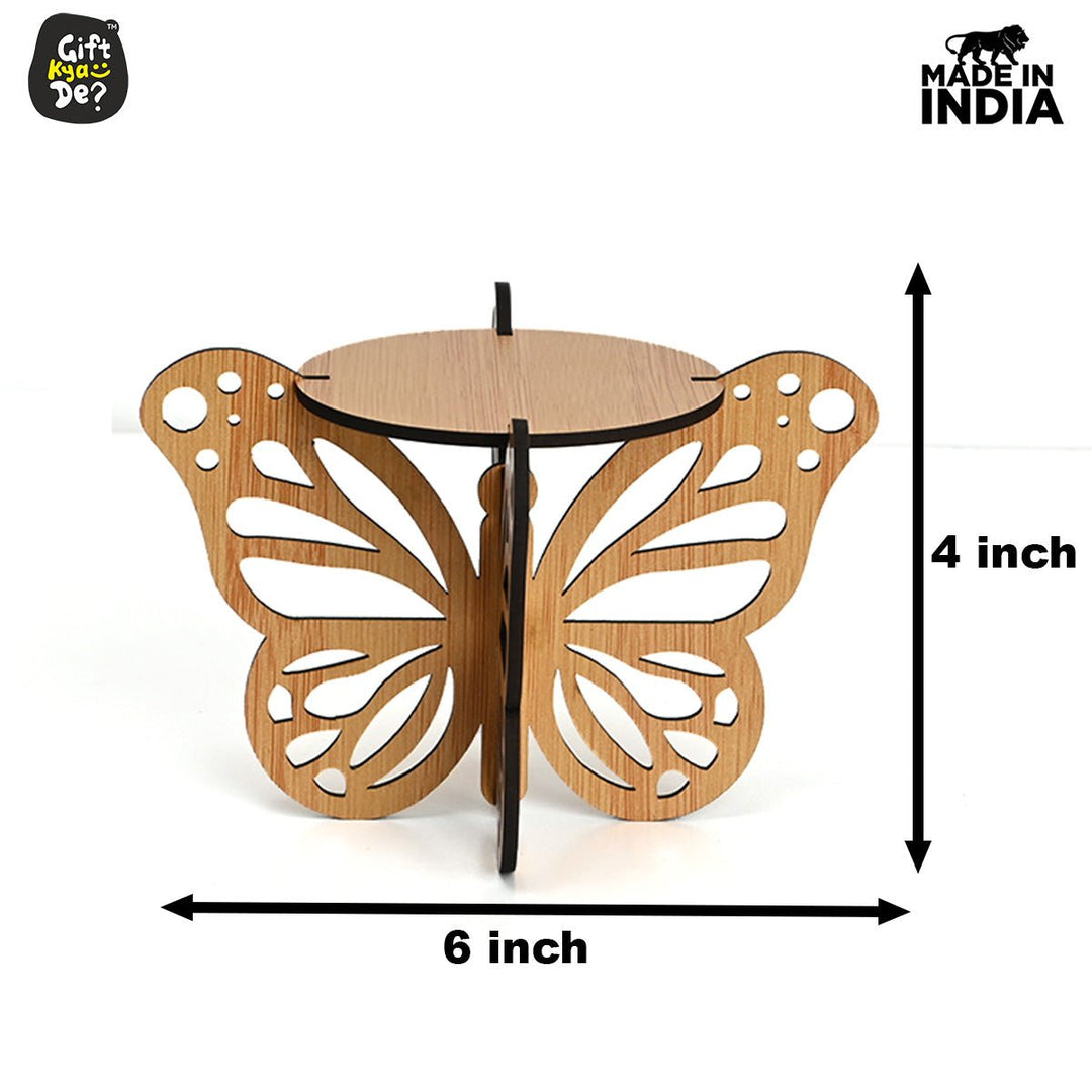 Gift Kya De Butterfly Deepak Stand | Diya Stand