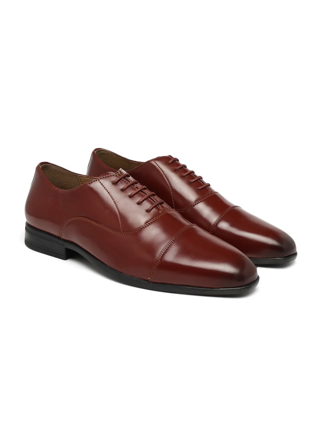 Suit Up Tan  Cap-Toe Oxford Shoes