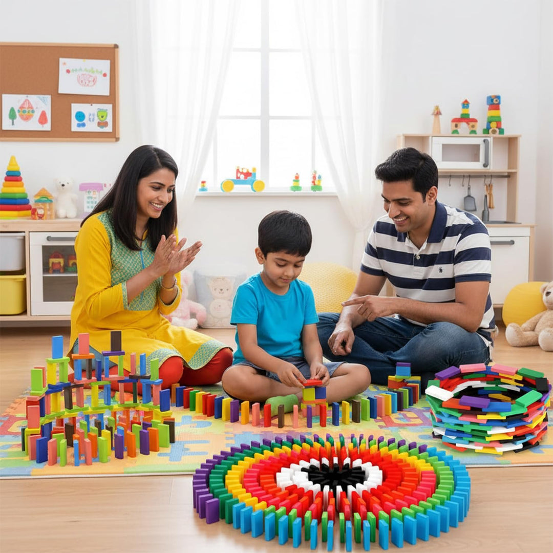 Wudly Wooden Wooden Dominos 120 pcs