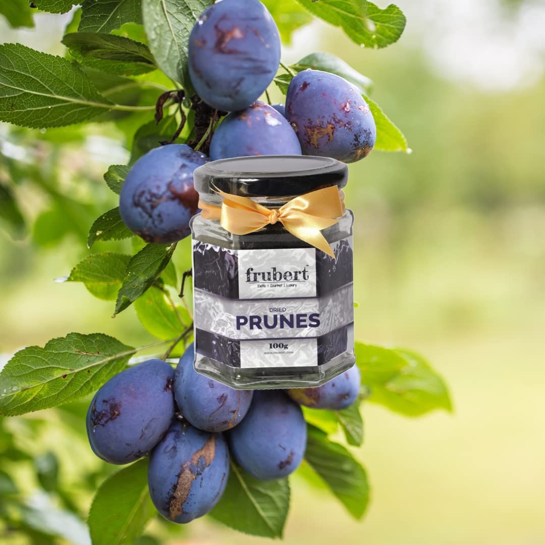 Frubert- European Dried Prunes without added sugar-Unsweetened Dry Fruits-200 gm- Pack of 2